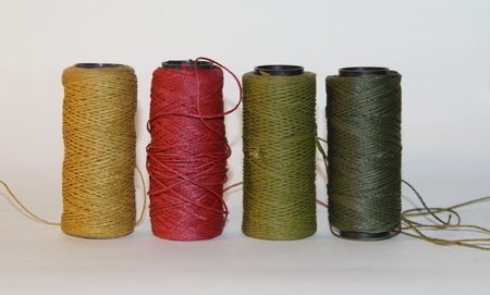 CARRETEL THREADS COLORS ASSEMBLY OF BIJOUTERIA AND MANUALIDADES HANDICRAFTSの写真素材