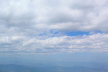Deep sky over mountainsのeditorial素材