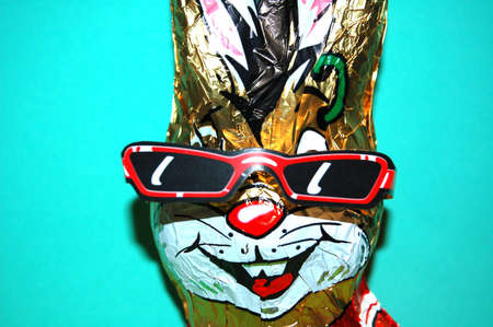 easter bunny with glasses