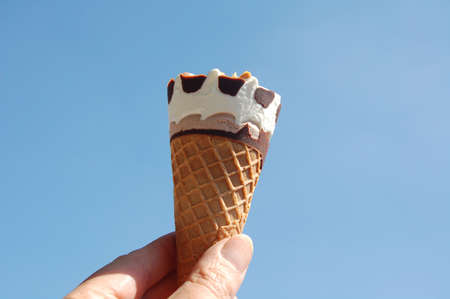 the ice in the hand