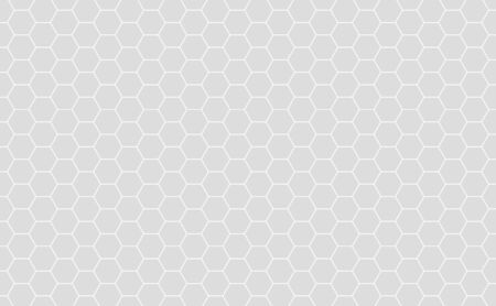 Vector Geometric background with Hexagons. Grey geometric background.のイラスト素材