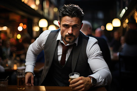 Furious face for a long delay., generative AIの素材