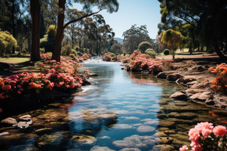 Thematic Garden in Cessnock, Australia., generative AIの素材