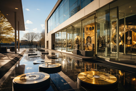 Country Music Museum in Nashville Musical Memories., generative AIの素材