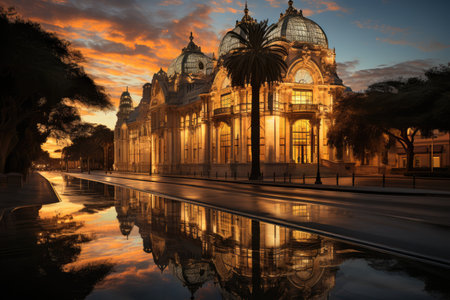 National Museum of Visual Arts in Montevideo, Uruguay., generative AIの素材