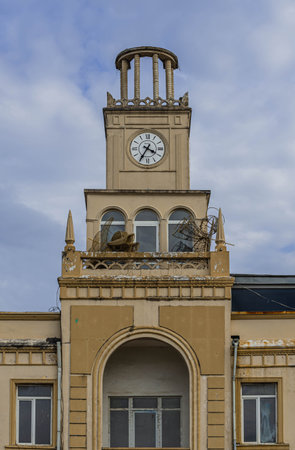 GEORGIA, POTI - December 15, 2020: Old architecture.