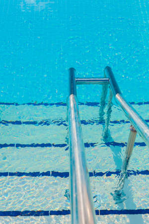 Close-up photograph of swimming pool