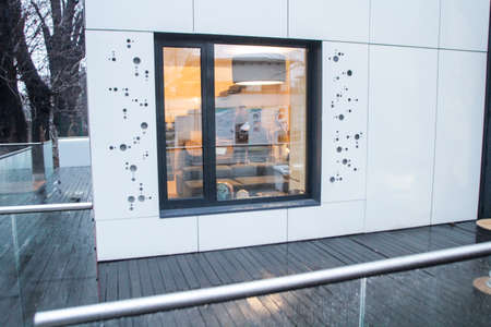 Bucharest, Romania, 16 January: Very modern ecologic house in Bucharest.のeditorial素材