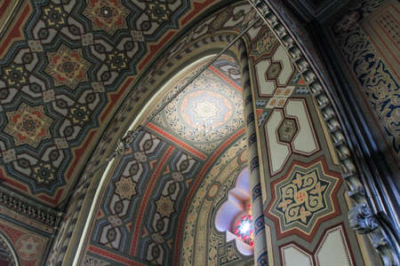 Bucharest, Romania, January 31, 2016: The interior of  the Coral Temple in Bucharest.のeditorial素材