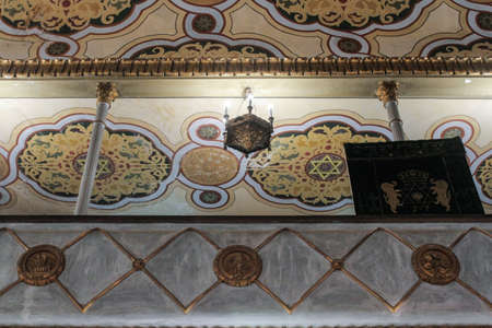 Bucharest, Romania, January 31, 2016: The interior of the Great Synagogue in Bucharest.のeditorial素材