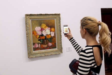 BUCHAREST, ROMANIA  - May 18, 2017: The opening ceremony of the 4th edition of Art Safari, the annual exhibition focusing on the development of contemporary art.のeditorial素材