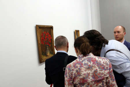 BUCHAREST, ROMANIA  - May 18, 2017: The opening ceremony of the 4th edition of Art Safari, the annual exhibition focusing on the development of contemporary art.のeditorial素材
