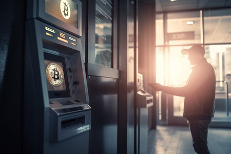 Anonymous man paying with credit cardの素材