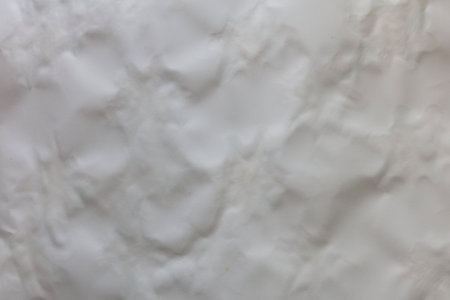 crumpled white paper texture backgroundの写真素材