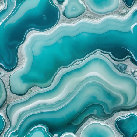 Blue chalcedony mineral texture as nice natural background with space for textの素材