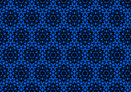 Seamless Abstract Geometric Pattern With Color Variationの写真素材