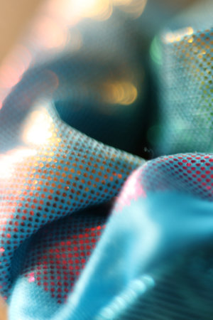 abstract background with colored lines and bokeh. Texture, patternの写真素材