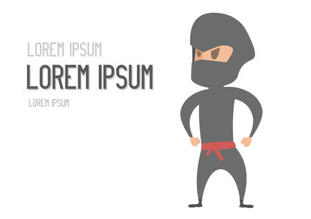 Greeting Card Ninjaのイラスト素材