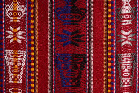 red and blue tapestry fabric texture background wallpaper