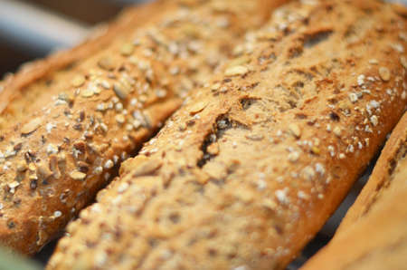 Bread with seeds,の写真素材