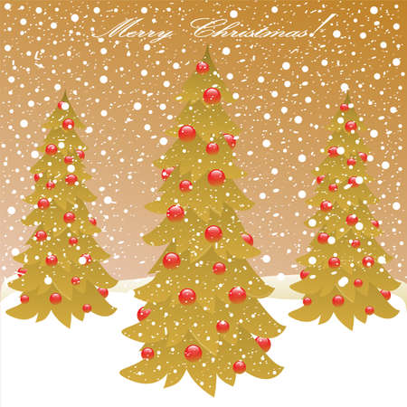 Christmas forestの写真素材
