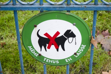 No pets conceptの写真素材