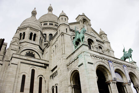 Church of Montmartre, Paris, Franceの写真素材