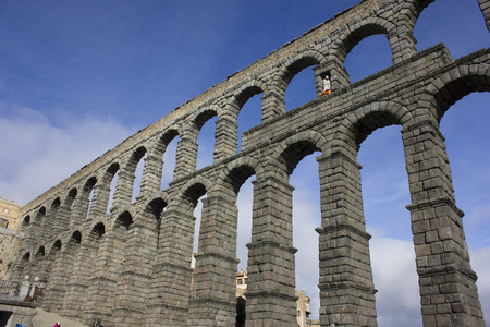 Aqueduct of Segoviaの写真素材
