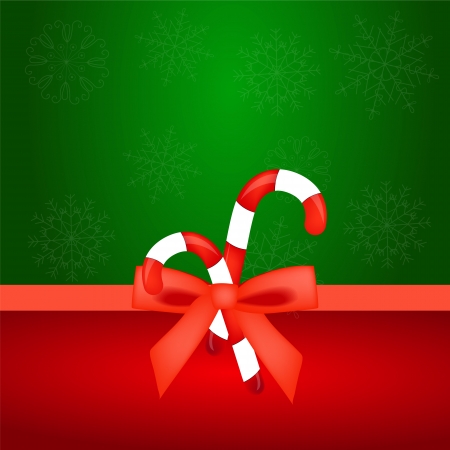 christmas candy with red bow 2のイラスト素材