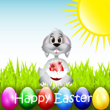 Easter backgroundのイラスト素材