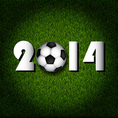 2014 footballのイラスト素材