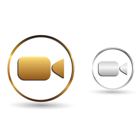 Video iconsのイラスト素材
