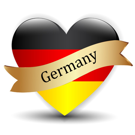 Love Germany symbolのイラスト素材
