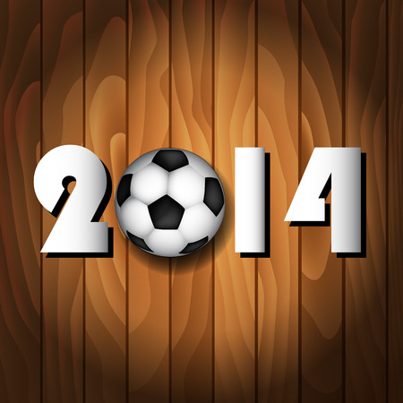 2014 footballのイラスト素材