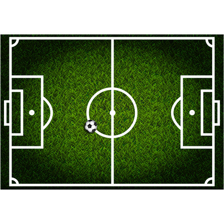 Soccer fieldのイラスト素材