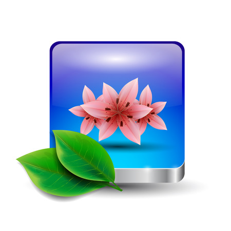 Flower iconのイラスト素材