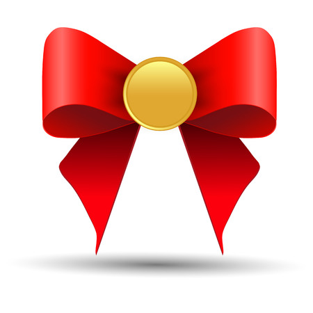 Gold medals with a bowのイラスト素材