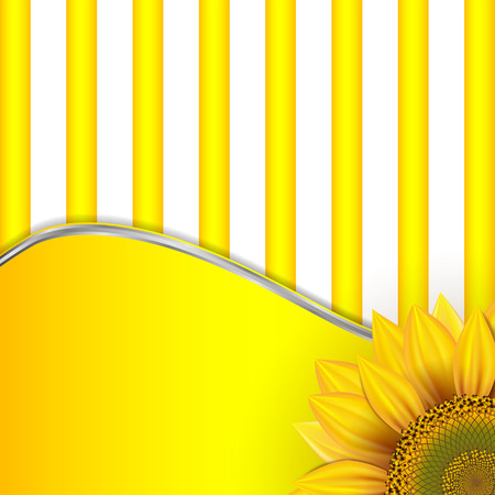 Background with sunflowersのイラスト素材