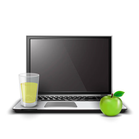 Healthy work lunchのイラスト素材