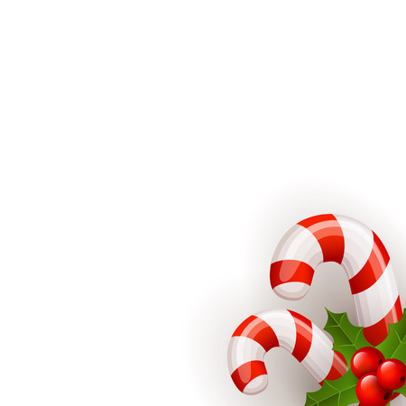 Christmas candy caneのイラスト素材