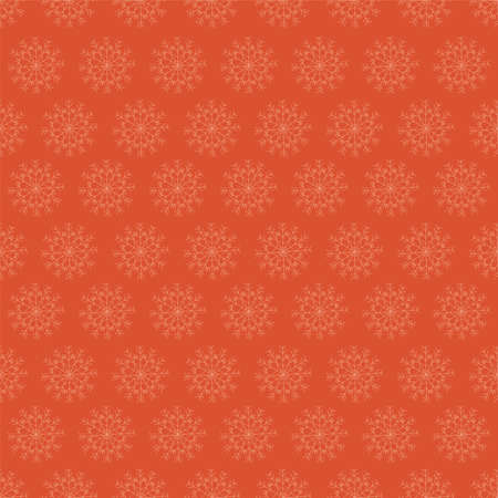 Red background with snowflakesのイラスト素材