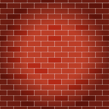 The light of a lantern on a brick wallのイラスト素材