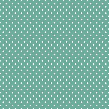 Polka dots on mint green backgroundのイラスト素材