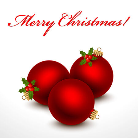 Christmas ballsのイラスト素材