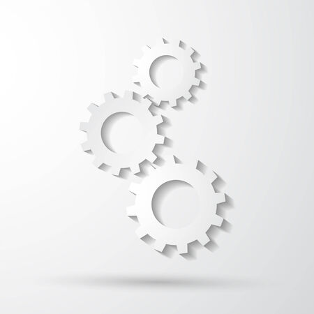 Gears icon.のイラスト素材