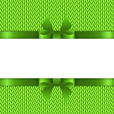 Knitted background with space for textのイラスト素材