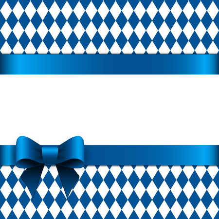 Greeting card with bowのイラスト素材