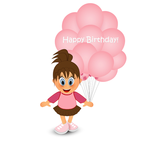 Happy birthdayのイラスト素材