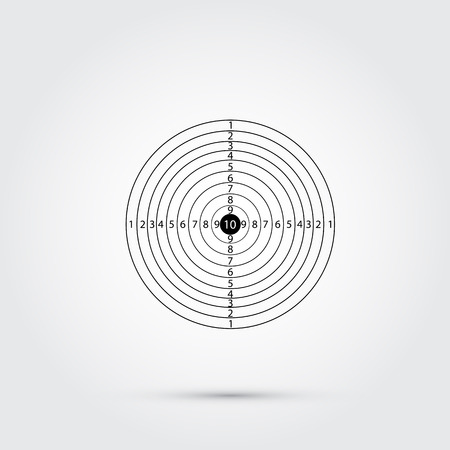 Rifle targetのイラスト素材