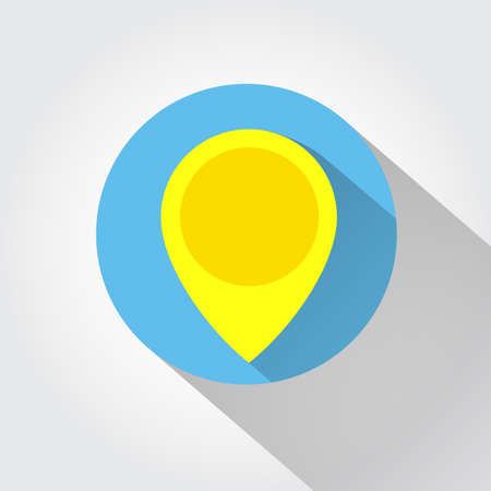 Map pointer flat iconのイラスト素材